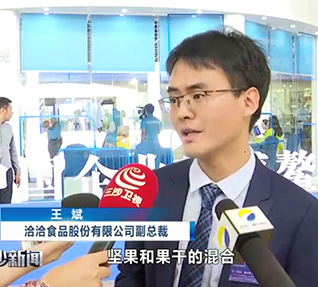 2019中国成人91看片网站家博鳌论坛大会圆满落幕,洽洽副总裁王斌先生接受新华网专访、海南省电视台采访